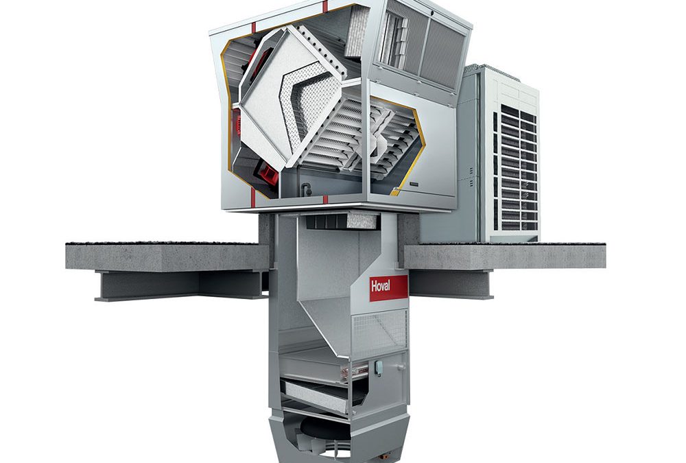 Децентрализираните покривни вентилационни апарати RoofVent и TopVent вече и със система за директно изпарение