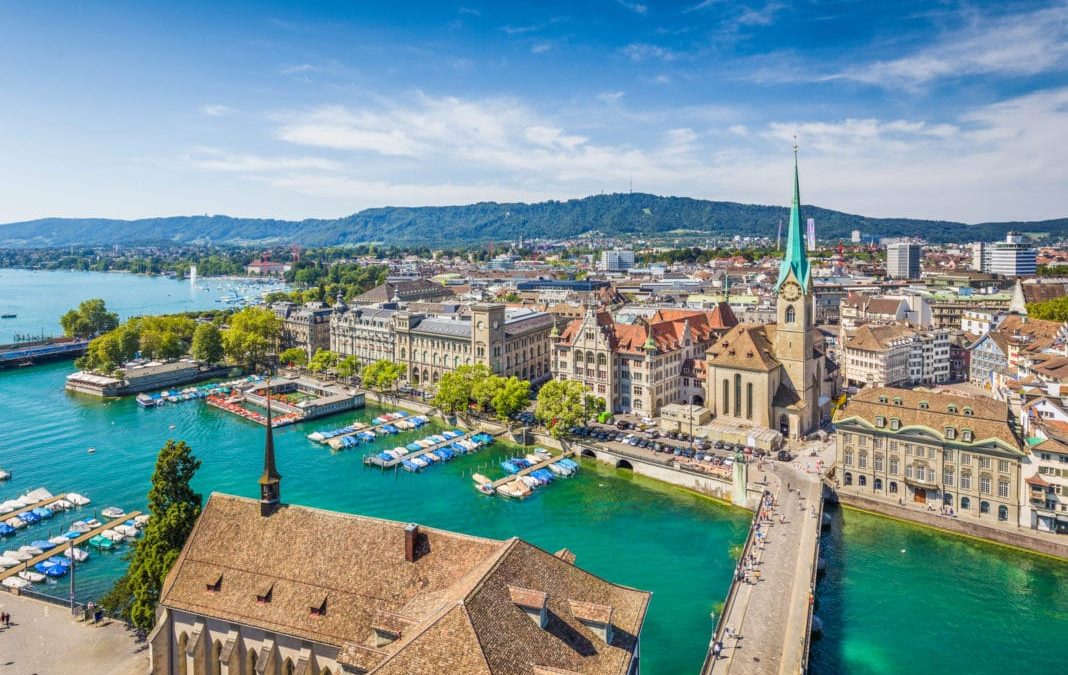 Цюрихското езеро може да осигури охлаждане и отопление за Цюрих