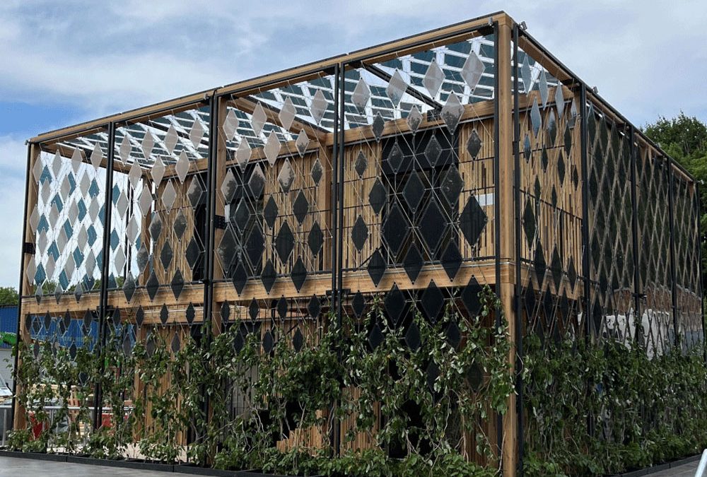 Органични соларни фолиа захранват модулни жилищни единици