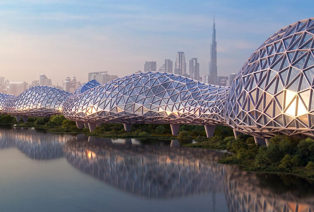 93-километрова велосипедна алея с контролиран климат в Дубай