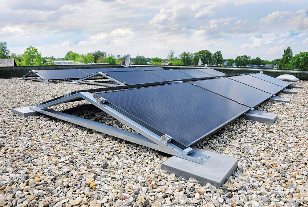 Соларна подконструкция за плоски покриви