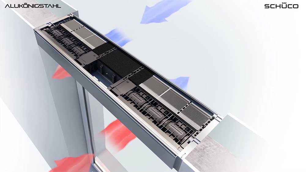 Вентилационна система Schueco VentoTherm Twist ENG