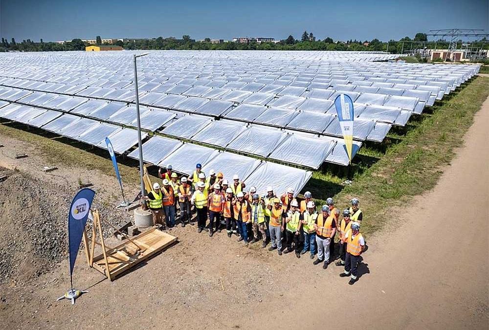 Най-голямата соларна термална система в Германия на първа линия