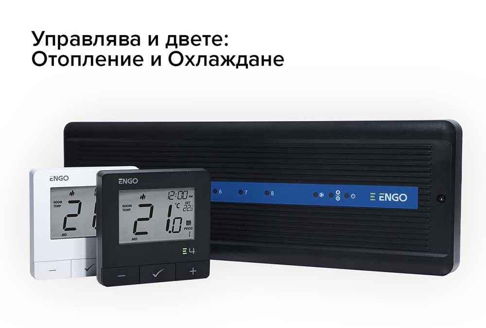 Управление на отоплението и охлаждането – термостат + клемна шина