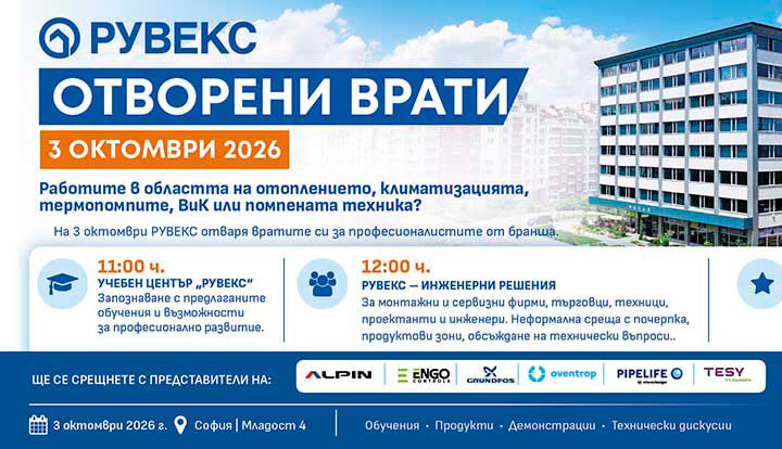 Рувекс отваря врати за професионалистите от бранша